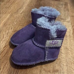 UGG Purple Baby Booties Girls Size Small